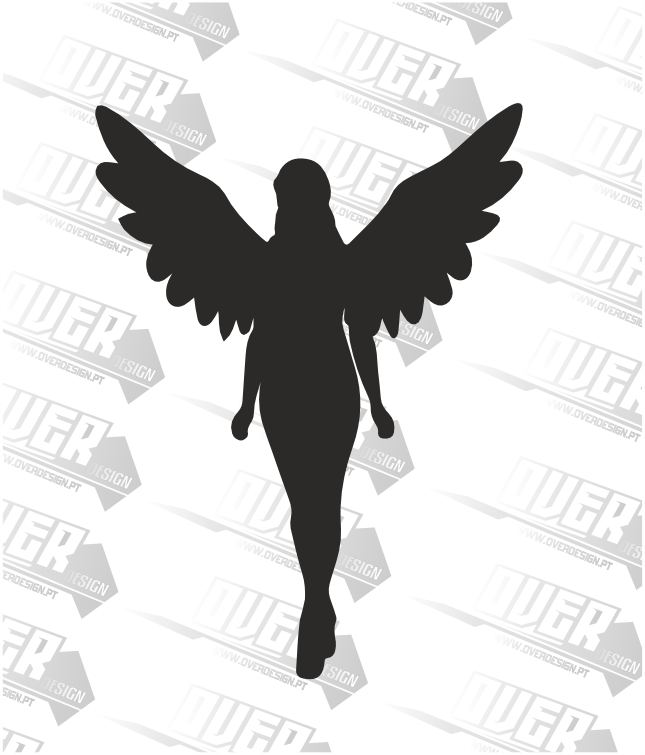 Autocolante “Anjo com Asas” – Elegância e Proteção ✨🪽