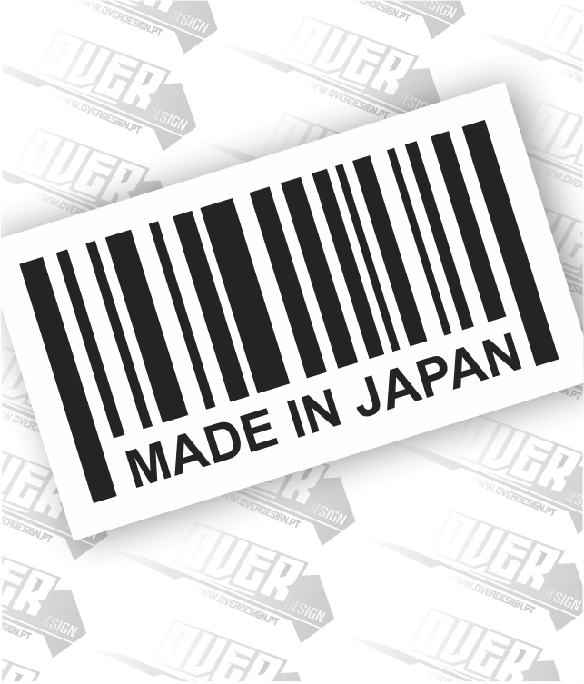 Autocolante “Made in Japan” – Minimalista e Estiloso 🇯🇵