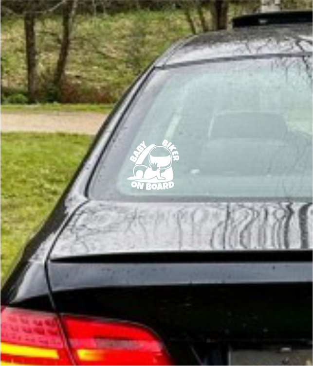 Autocolante “Baby Biker On Board” 🏍👶