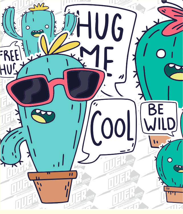 Folha com 4 autocolantes