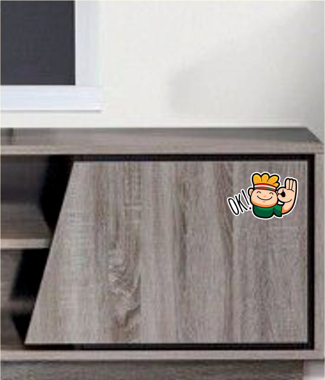 Folha com 4 autocolantes