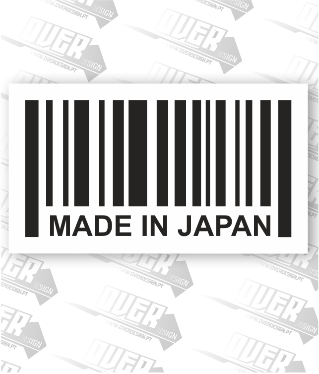 Autocolante “Made in Japan” – Minimalista e Estiloso 🇯🇵