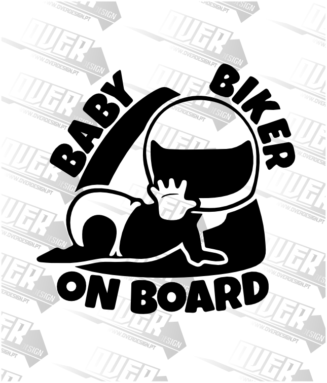 Autocolante “Baby Biker On Board” 🏍👶