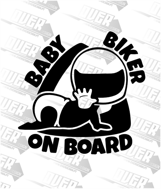 Autocolante “Baby Biker On Board” 🏍👶