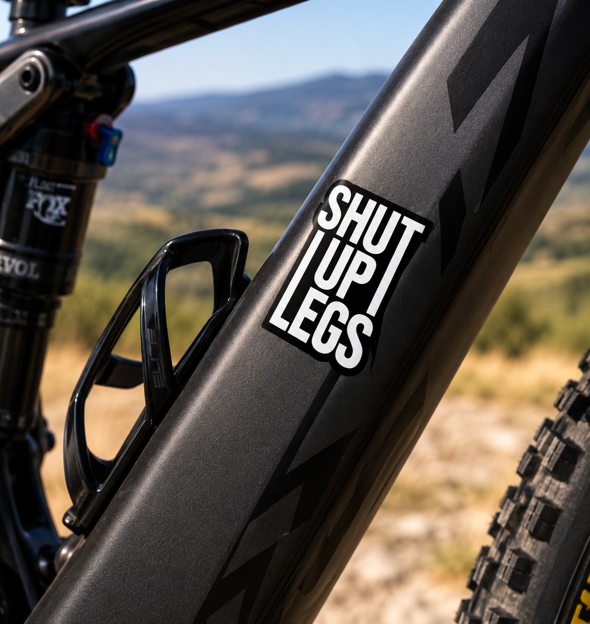 Autocolante SHUT UP LEGS – Ciclismo